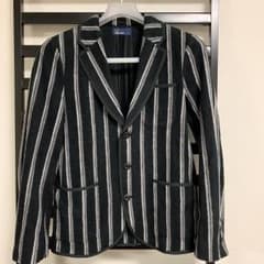 フレッドペリー FRED PERRY ウール ストライプ ジャケット Sサイズのサムネイル