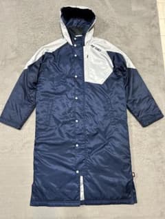 ヨネックス ヒートカプセル メンズフード付きベンチコート ロング