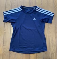 adidas CLIMALITE Tシャツ ネイビー Sのサムネイル