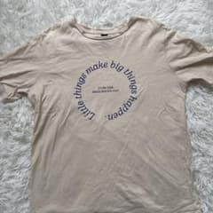 ロゴプリント 半袖Tシャツ ベージュのサムネイル