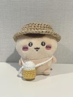 ちいかわ　おすわり ぬいぐるみ　カンカン帽 ビールポシェット　セットのサムネイル