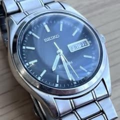 【稼働品】SEIKO／7N43-9090／チタニウム製／ブラック文字盤 稼働品】SEIKO／7N43-9090／チタニウム製／ブラック文字盤 - メルカリ