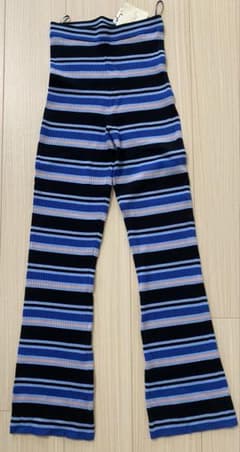 UNIQLO MARNI ニットフレアパンツ ボーダー S 新品タグ付きのサムネイル