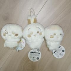 [신품·미사용] 치이카와 박제~ 우유 이로~ 마스코트 3점 세트