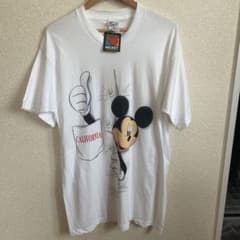 【デッドストック】ヴィンテージ　ミッキーTシャツ　古着　プリントTシャツのサムネイル