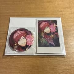 にじさんじ ローレン・イロアス 誕生日グッズ2024 缶バッジ チェキ風カードのサムネイル