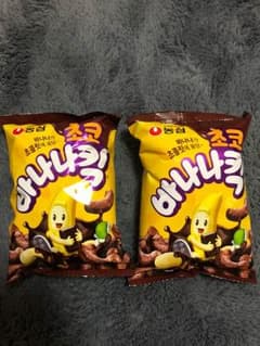 チョコバナナキック 韓国 お菓子のサムネイル