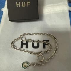 HUF チェーンブレスレット シルバー - メルカリ