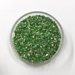 【シルバーカラータイプ 10ｇ】グリーン　ガラスの砂 ジッパー袋入のサムネイル