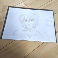 レイ ロングヘア 箔押し クリアファイル 2枚セット EVANGELION - 4