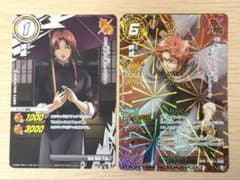 ミラバト ミラクルバトルカードダス 銀魂 神威 UR 2枚セット - メルカリ