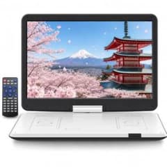 新品 【新機種·15.6インチHD大画面】ポータブルDVDプレーヤー 17.9型