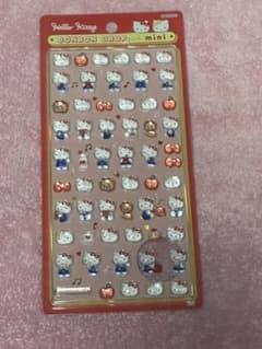 ハローキティ レッド ボンボンドロップシール ミニのサムネイル