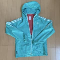 adidas ウィンドブレーカー ライトブルー Sのサムネイル