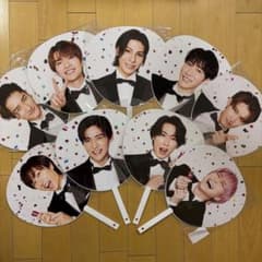 Man World ジャンボうちわ　お祝いうちわ　9人全員セット SnowMan SnowWorld ジャンボうちわ お祝いうちわ 9人全員セット - メルカリ
