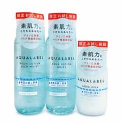 【資生堂】アクアレーベル しっとり 化粧水2本＋乳液 お試しセット 未使用のサムネイル
