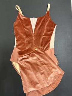 BODILE ボディール レオタード & スカート セット M/L オレンジ系 BODILE ボディール レオタード & スカート セット M/L オレンジ系