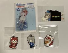 なちょ猫×赤見かるび アクリルスタンド ラバーストラップ ステッカー　限定セットのサムネイル