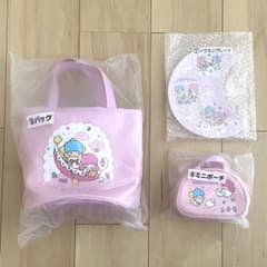 サンリオ当りくじ キキ＆ララ 50th バッグ・ポーチ・プレートセットのサムネイル