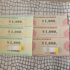 ビックカメラ コジマ 株主優待券 6000円分のサムネイル