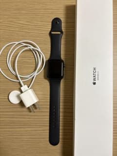 Apple Watch Series 3 42mm ブラック 充電器付のサムネイル