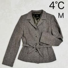 【上品＆定番】4℃ ウールジャケット Mサイズ 美シルエットのサムネイル