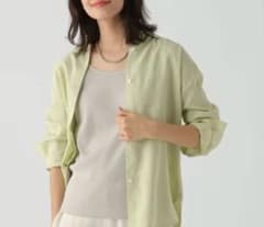 Elura リネンブレンド冷感シャツ Lサイズのサムネイル