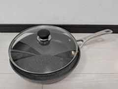 ほぼ未使用 バッラリーニ サリーナ フライパン＋サレント ガラス蓋