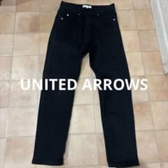 UNITED ARROWSメンズ ブラック スキニーデニム パンツのサムネイル