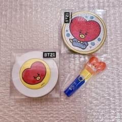 BT21 TATA ラウンド缶 マグネット缶 ライトスティックチャーム タタ
