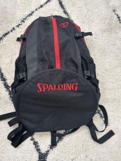 最終値下げ　 スポルディング　スポーツ　リュック　赤　バスケットボール　ミニバスのサムネイル