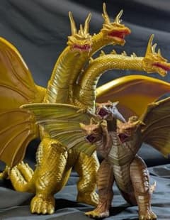 キングギドラ＆白亜紀ギドラ「平成モスラ3」登場怪獣（バンダイ