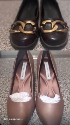 【2足セット】CHARLES & KEITH パンプス＆厚底シューズ サイズ35のサムネイル
