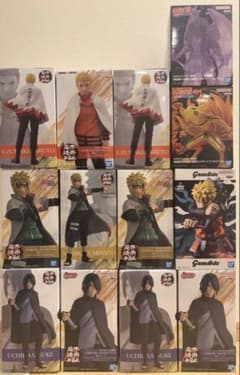 NARUTO 나루토 사스케 미나토 九喇嘛 須佐能乎 피규어 13점 세트