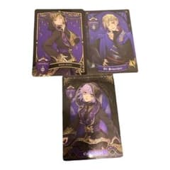 ツイステッドワンダーランドのポムフィオーレ寮3人のトレカですのサムネイル