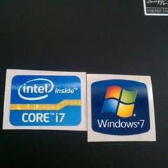 i7 Windows7 エンブレムシールのサムネイル