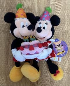 東京ディズニーリゾート ミッキー＆ミニー バースデーぬいぐるみバッジ