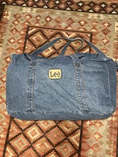 90's~ Lee めっちゃデカいデニムバッグ　Denim Bagのサムネイル