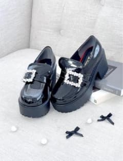 MA*RS Embellished Platform Loafers, High Loafers, Women's Shoes