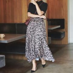 Mila Owen  レオパード　プリーツ　スカートのサムネイル