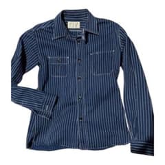 東洋エンタープライズ　sugar cane ウォバッシュストライプ　シャツのサムネイル