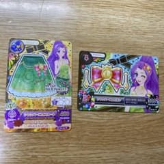 アイカツ カード シャンパーニュスカート＆リボン　美月のサムネイル