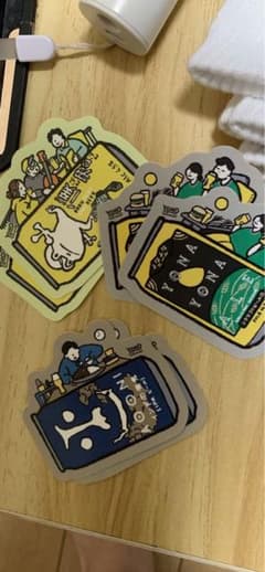 よなよなエール インドの青鬼 僕ビール君ビール ステッカー6枚セットのサムネイル