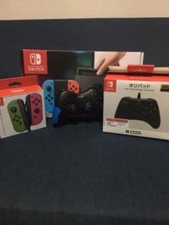 Nintendo Switch本体　プロコン　ケース　セットのサムネイル