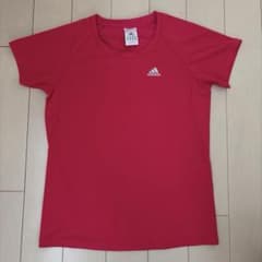adidas 半袖Tシャツ ピンク レディース Mのサムネイル