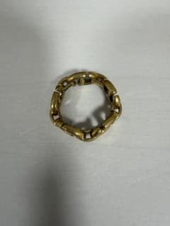【値下げしました】Dior ゴールドカラー チェーンリングのサムネイル