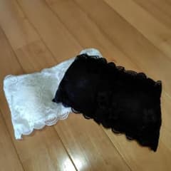レース ベアトップ ブラトップ 2点セット ブラック ホワイトのサムネイル