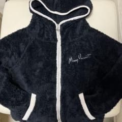Mary Quant ボアパーカー ブラック　38（M）