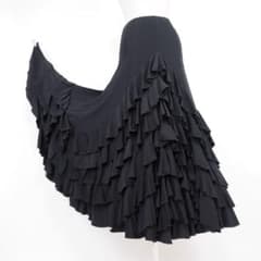 フラメンコ ファルダ 新品 黒 フラメンコ衣装 スカート Leirena - メルカリ