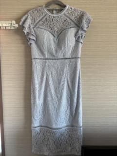 JEAN MACLEAN フリル袖 レースドレスのサムネイル
